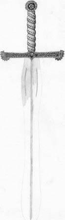 Drawing of a sword