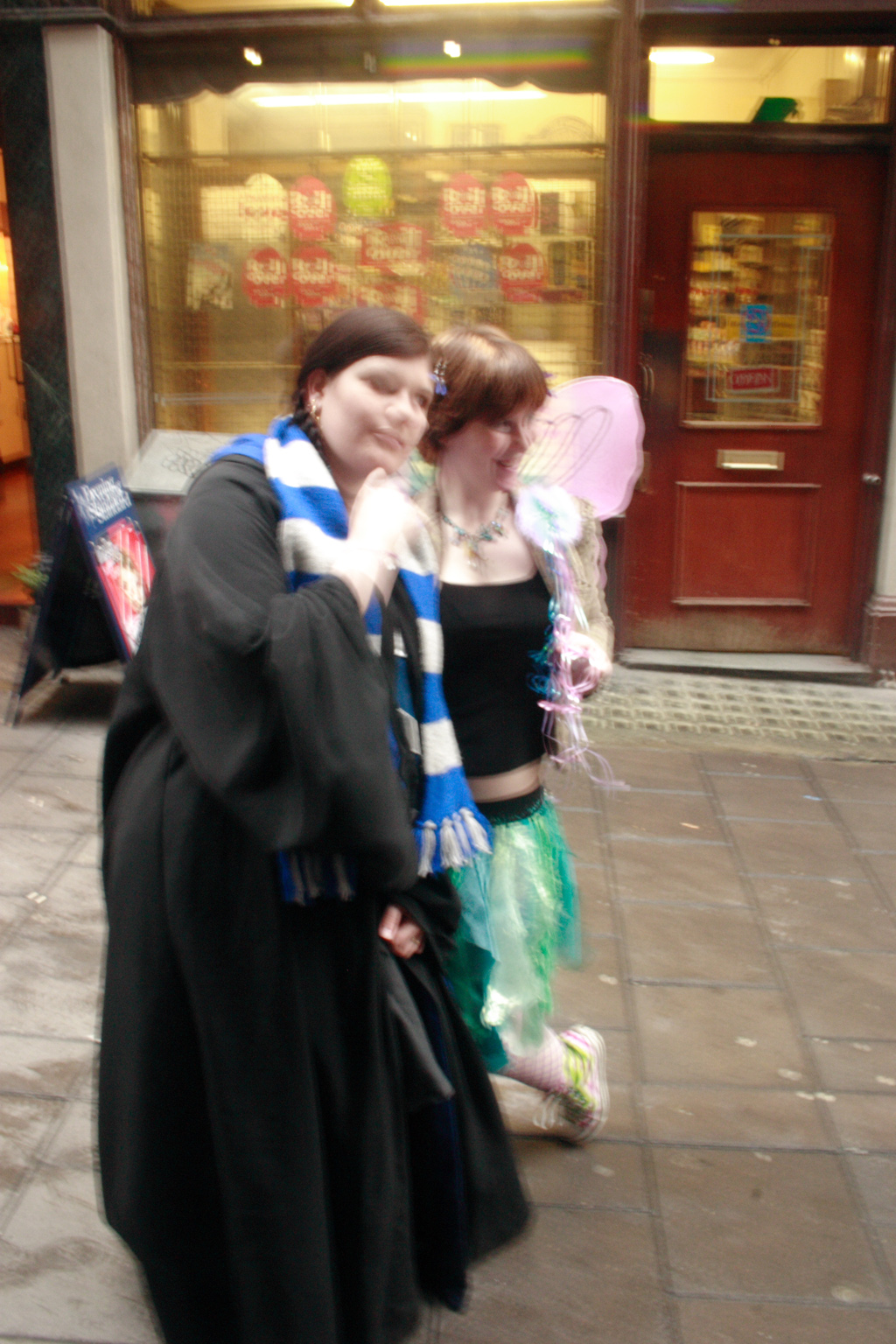 People queueing up for the Harry Potter book launch in London.
