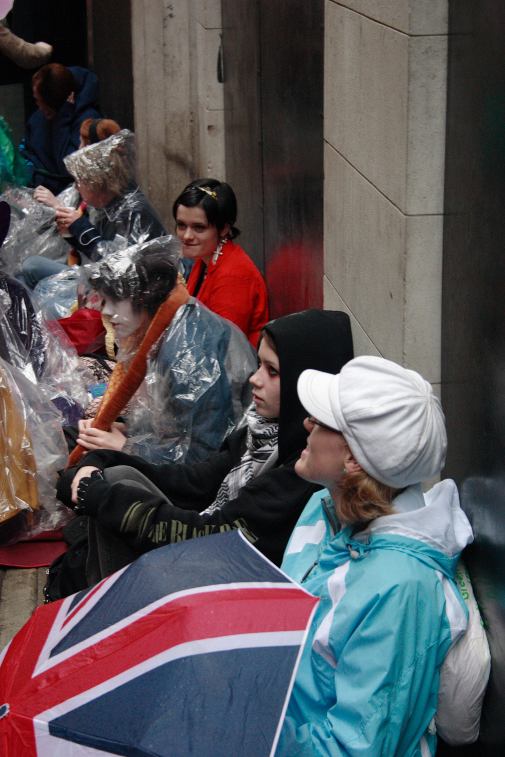 People queueing up for the Harry Potter book launch in London.