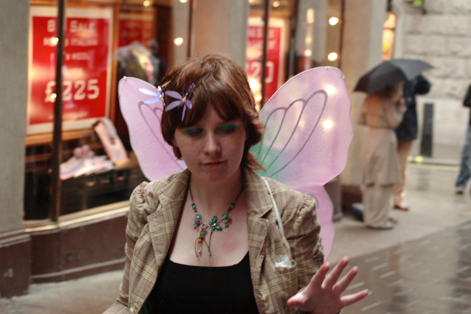 People queueing up for the Harry Potter book launch in London.