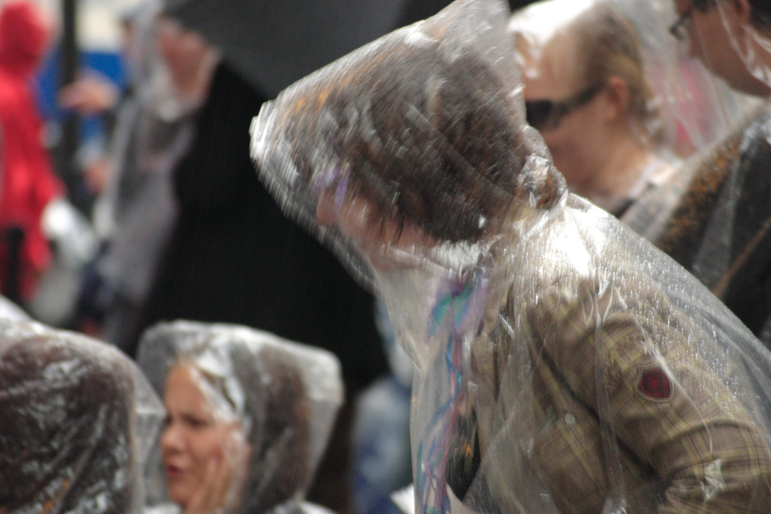 People queueing up for the Harry Potter book launch in London.