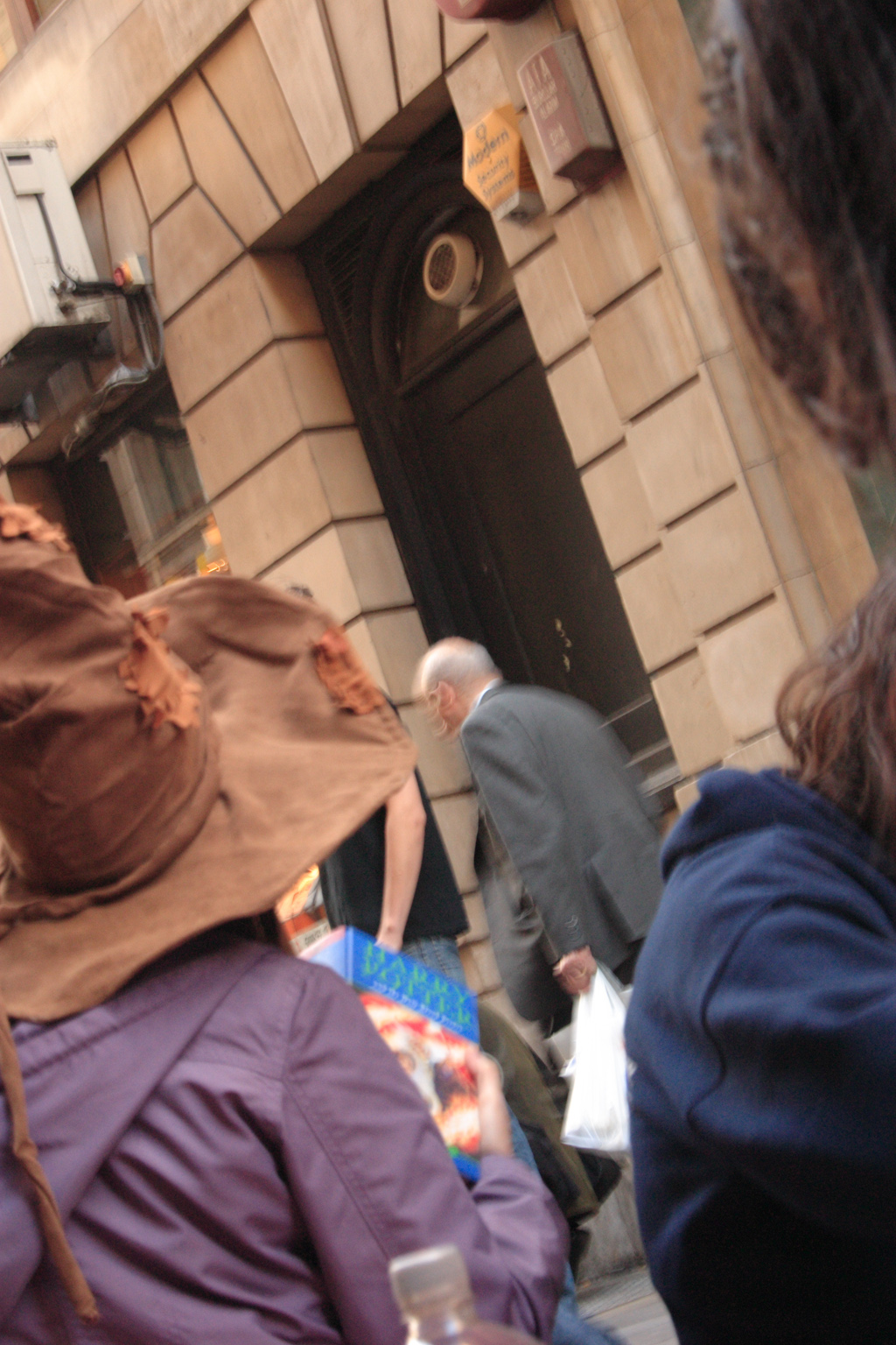 People queueing up for the Harry Potter book launch in London.