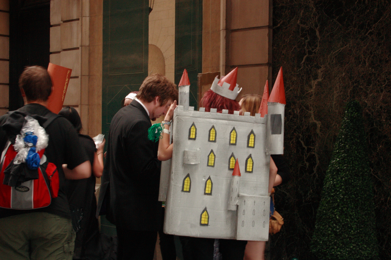People queueing up for the Harry Potter book launch in London.