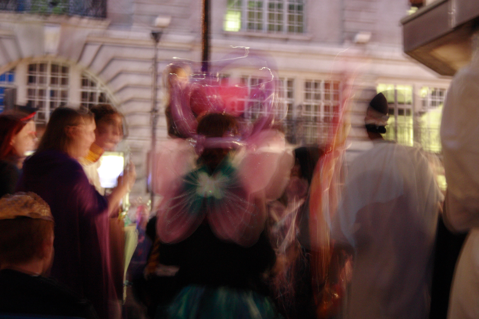 People queueing up for the Harry Potter book launch in London.