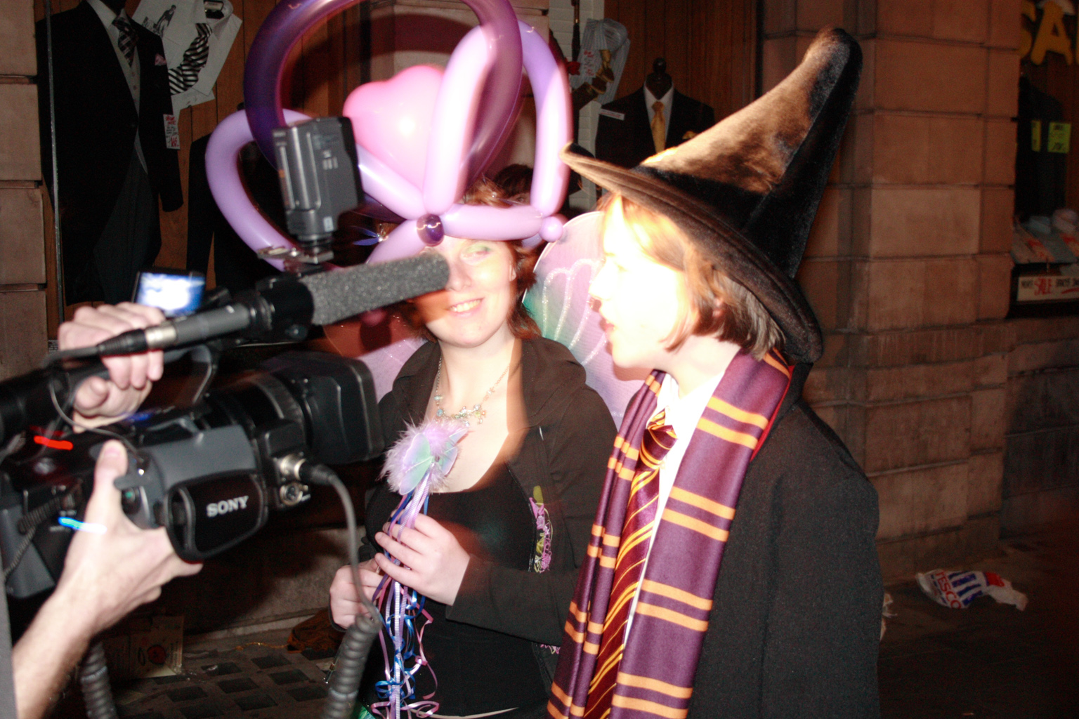 People queueing up for the Harry Potter book launch in London.