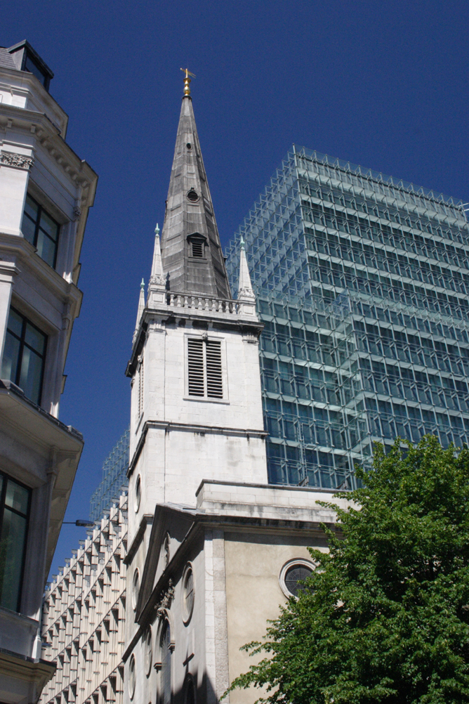 St Margaret Patterns church in the City of London.