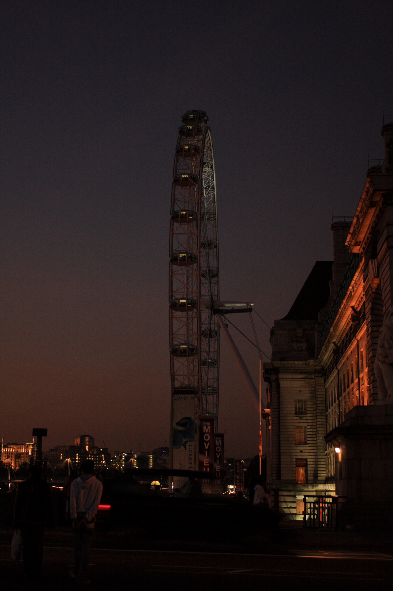 London Eye at dusk