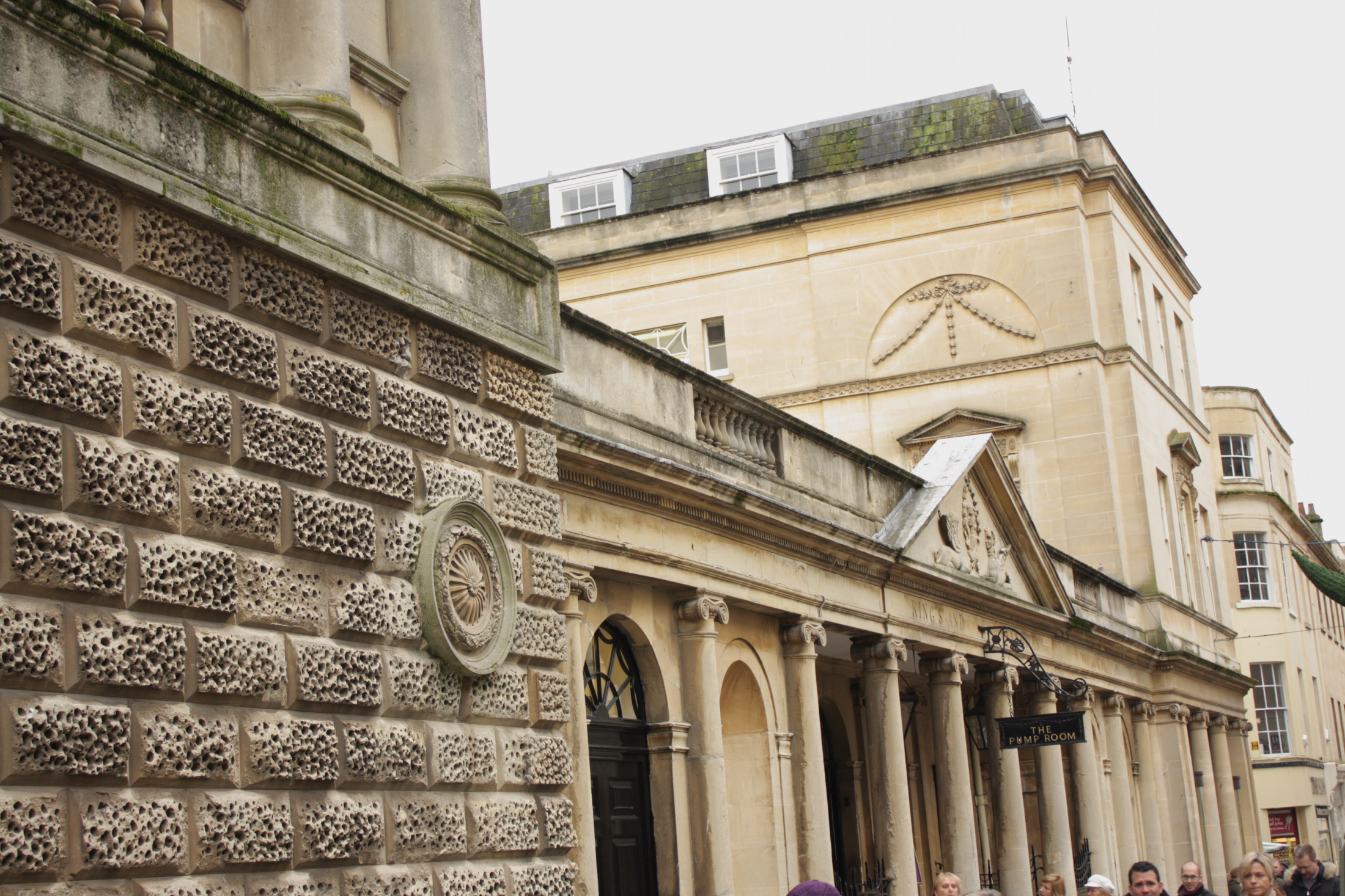 Entrance to the Pump House of the Roman Baths