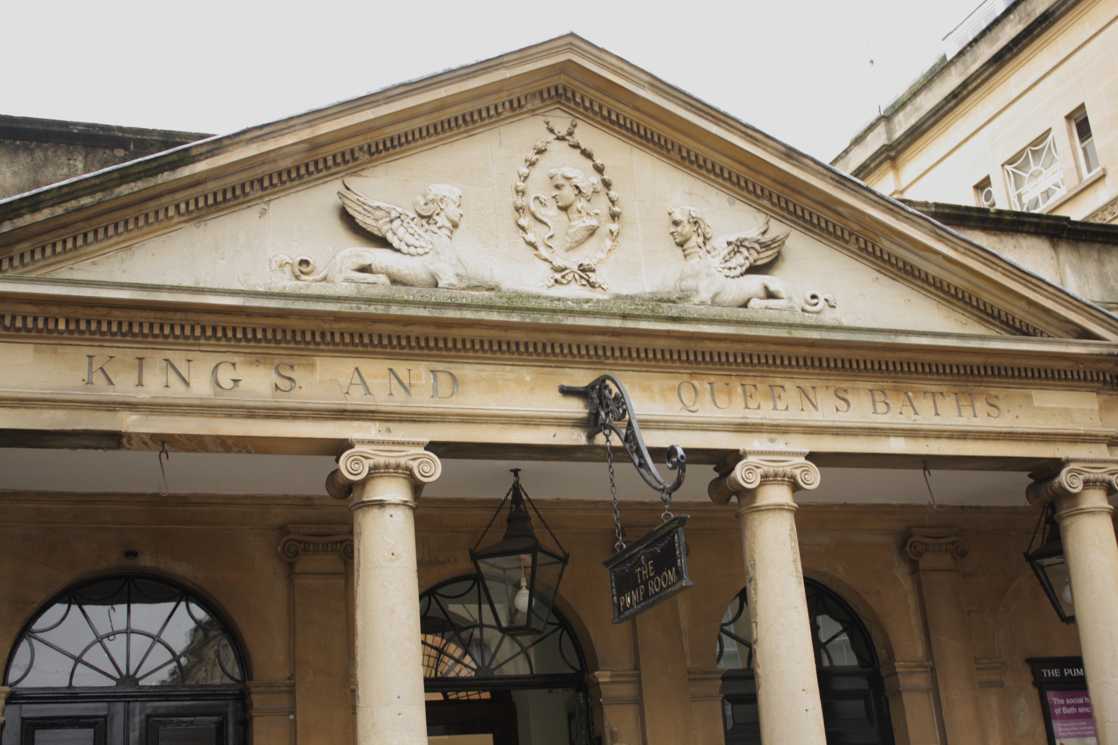 Entrance to the Pump House of the Roman Baths