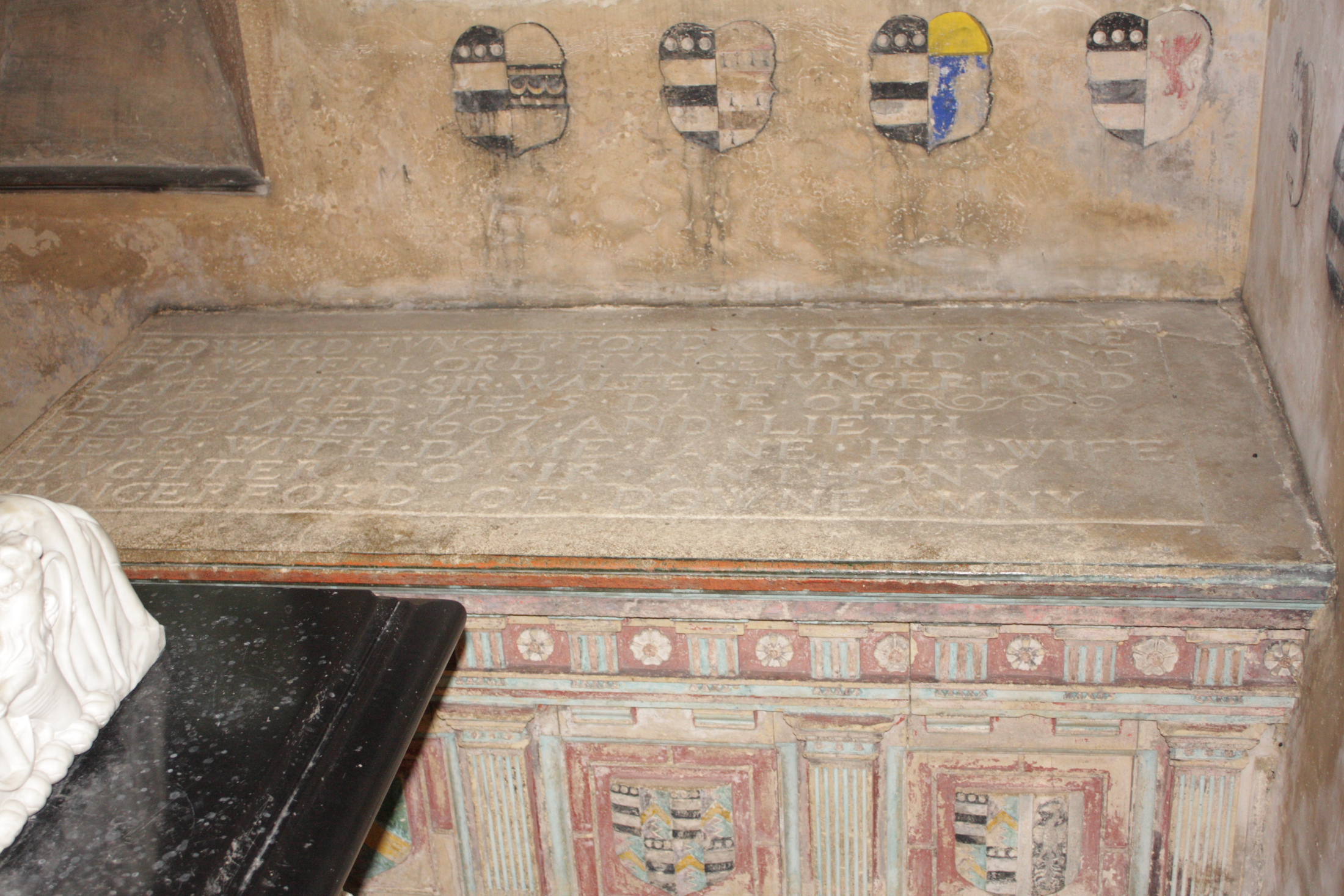 Inside the Chapel at Farleigh Hungerford Castle