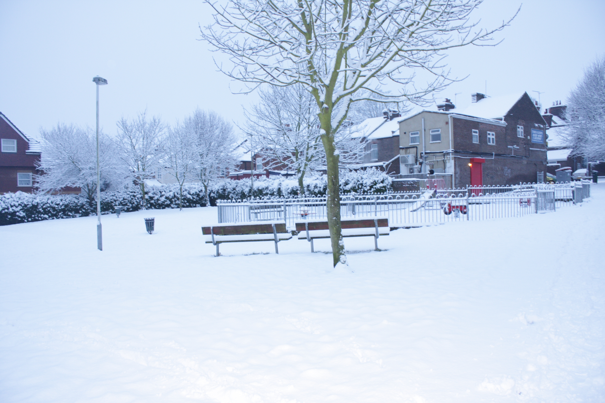 Snow in Luton