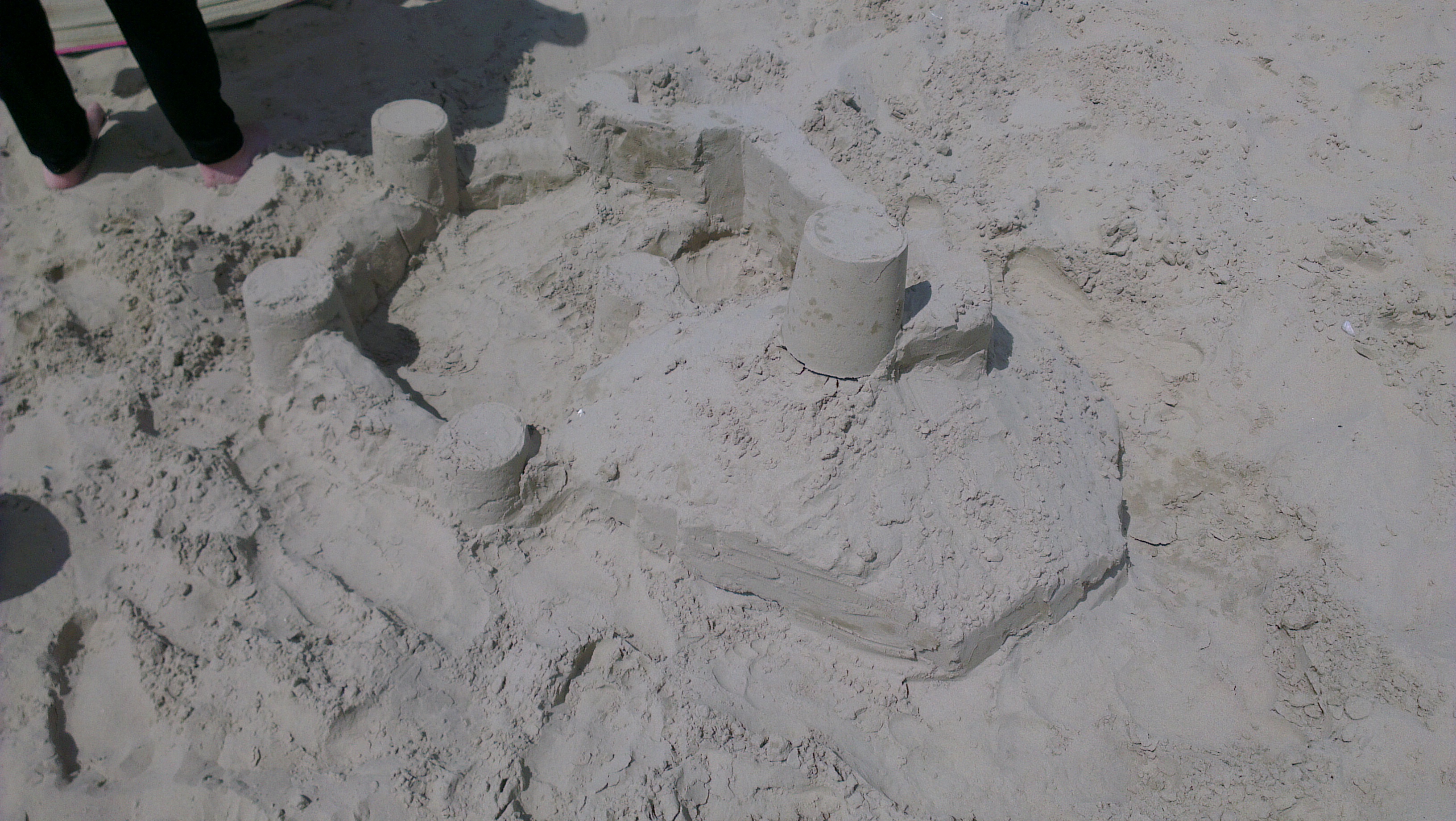 Sandcastle on Weymouth Beach