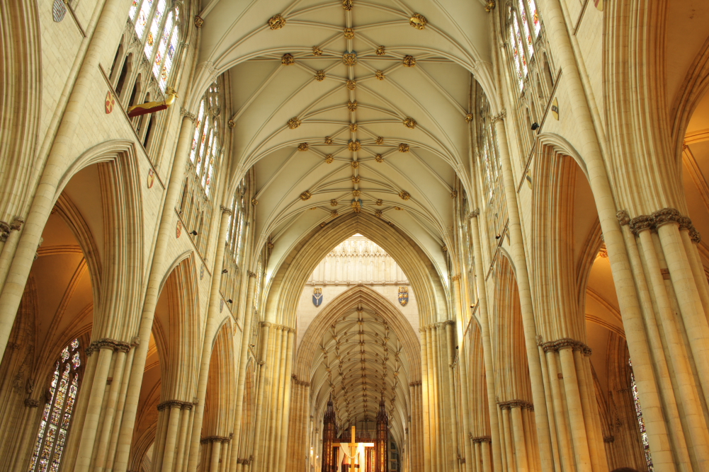 Interior of York Minster Cathedral