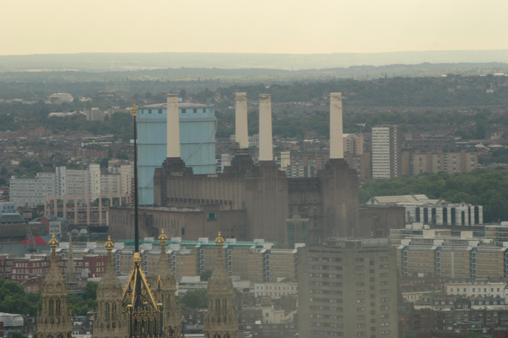 Battersea Power Station as viewed from the London Eye