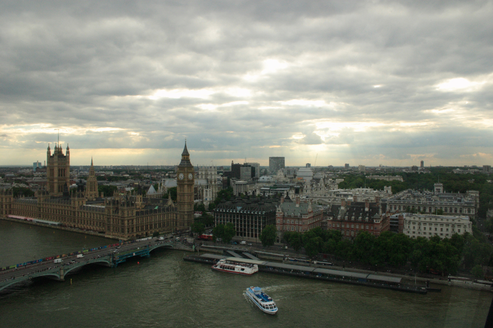 Houses of Parliament from the London Eye.