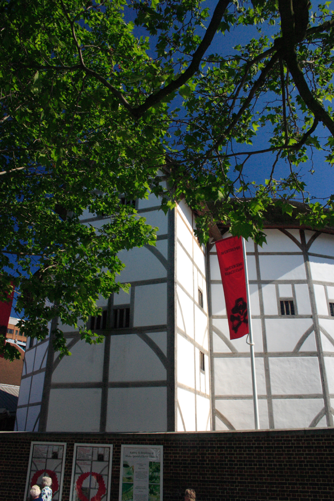 Shakespeares Globe Theatre on the South Bank.